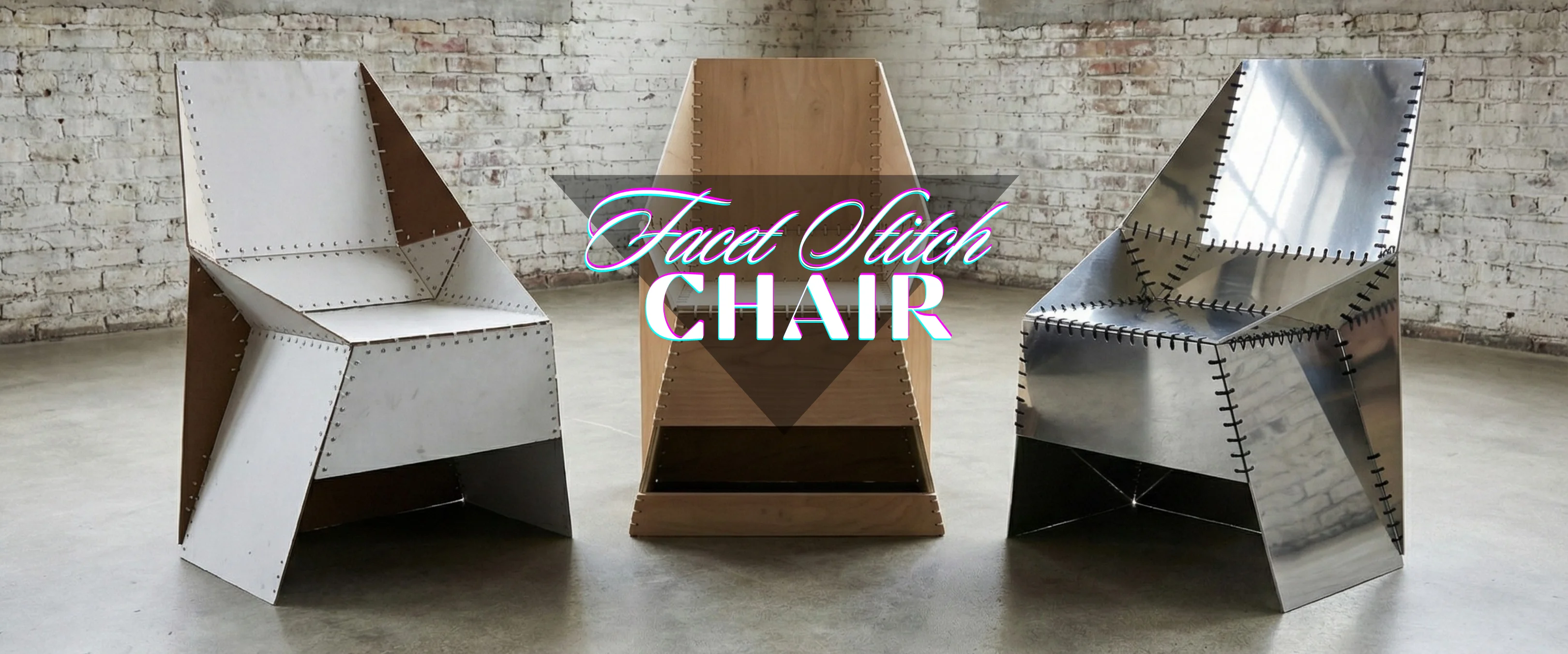 Facet Ribbon Chair 2